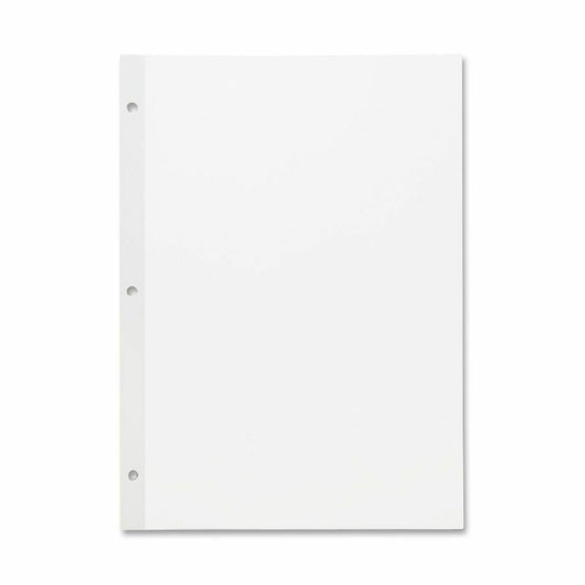 Sparco Unruled Filler Paper - 100 Sheets - Plain - Unruled Margin - 20 lb Basis Weight - Letter - 8 1/2" x 11" Sheet Size - White Paper - 1 Pack