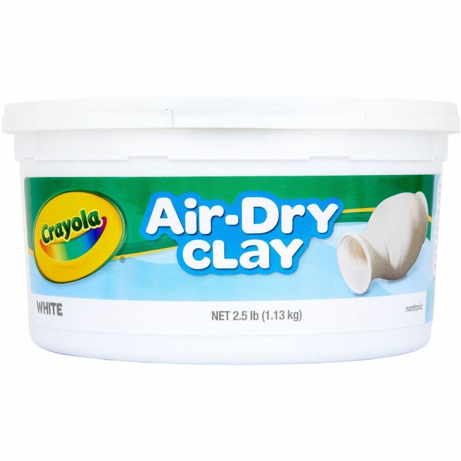 Crayola Air-Dry Clay - Clay Craft - White - 1 Each