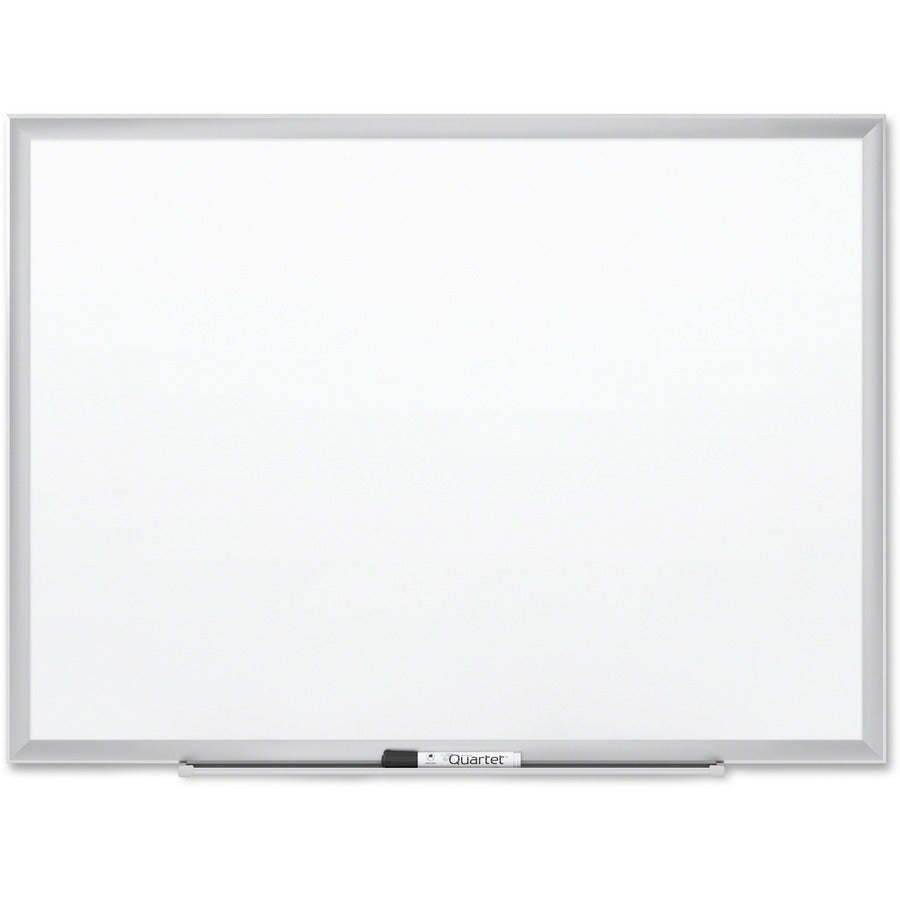 Quartet Classic Premium Porcelain Magnetic Boards - 48" (4 ft) Width x 36" (3 ft) Height - White Porcelain Surface - Silver Aluminum Frame - Rectangle - Horizontal/Vertical - Magnetic - Durable, Recyclable, Dent Resistant, Scratch Resistant, Sturdy, St...