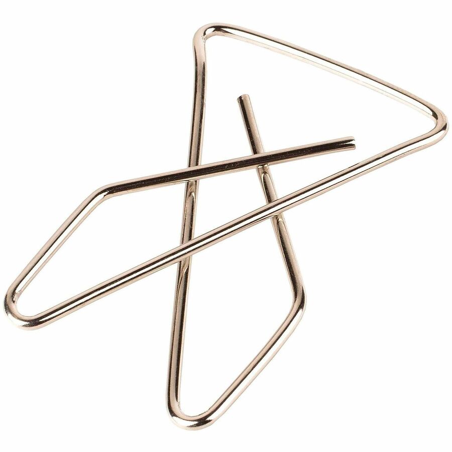 ACCO Ideal Paper Clamps - Small - No. 2 - 100 Sheet Capacity - Silver - 50 / Box