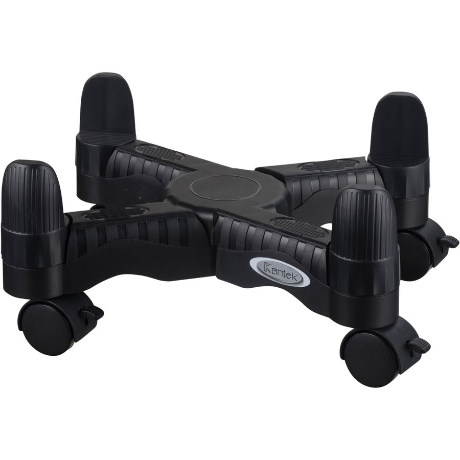 Kantek Adjustable CPU Stand - 60 lb Load Capacity - 4.80" Height x 16" Width x 7" Depth - Black