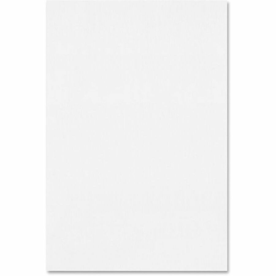 TOPS Second Nature Gum Top Recycled Pads - 100 Sheets - Plain - Double Stitched - 4" x 6" Sheet Size - White Paper - Hard Cover, Perforated - Recycled - 1 Pack