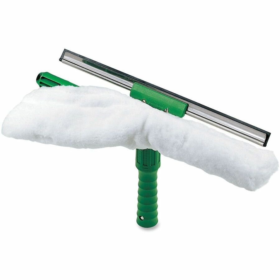 Unger VisaVersa 14" Squeegee/Washer - 14" Rubber Blade - Green - 1Each