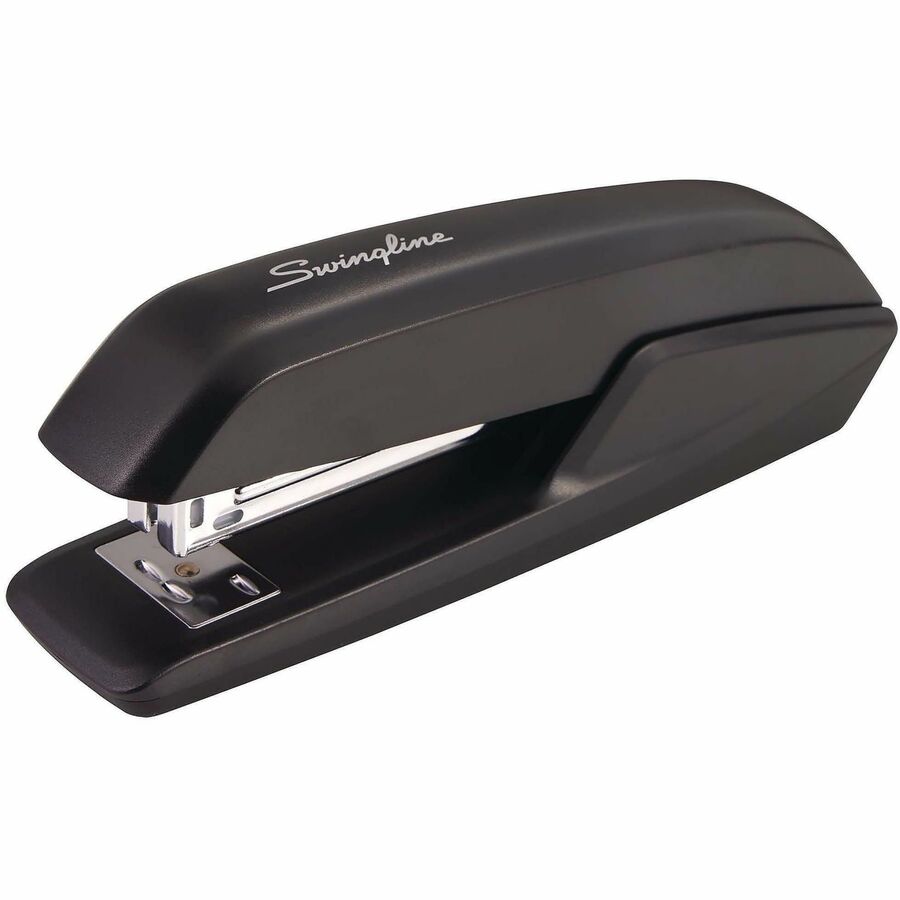 Swingline Eco Version Standard Stapler - Staples Upto 15 Sheet of 20lb Paper - Holds Upto 210 Staple - Full Strip - Staple Size: 0.25" - Black - Plastic - 1 Each