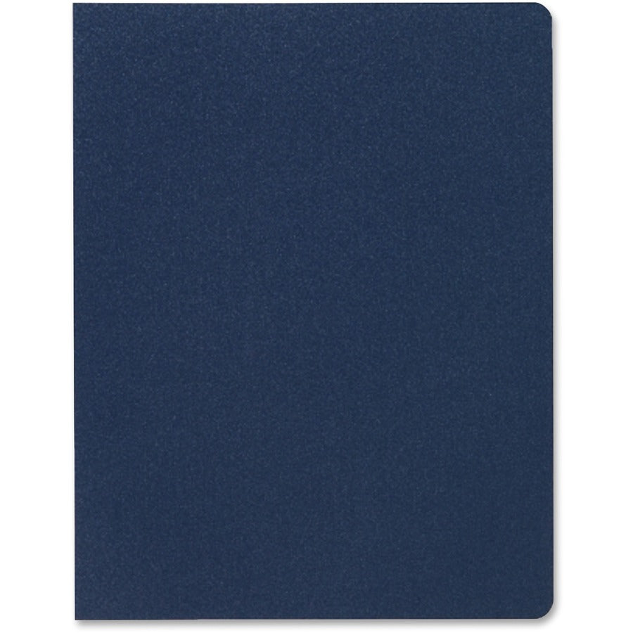 GBC Designer Letter Presentation Cover - 8 3/4" x 11 1/4" - Poly - Navy - Heavy Duty, Tear Proof, Spill Proof, Opaque, Unpunched, Wear Resistant, Rounded Corner - 25 / Pack