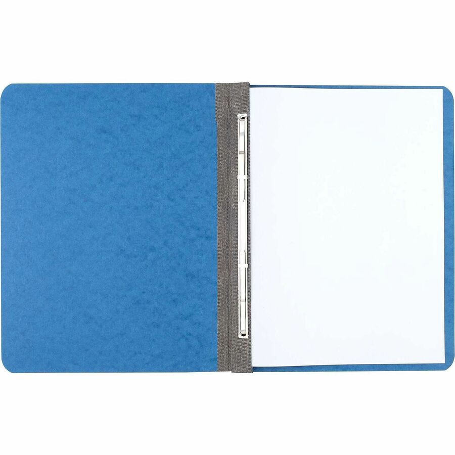 ACCO Letter Report Cover - 3" Folder Capacity - 8 1/2" x 11" - 20 pt. - Light Blue - Eco-friendly, Hinged, Tyvek Gusset, Sturdy - 60% Recycled - 1 Each
