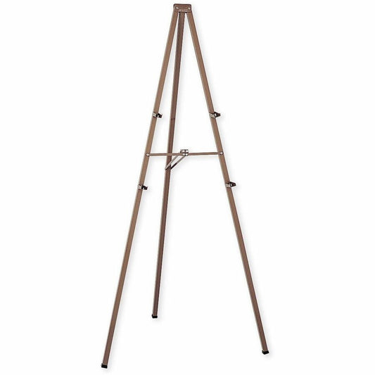 Quartet Steel Tripod Display Easel - 72" Height x 1" Width x 4" Depth - Floor - Steel - Bronze