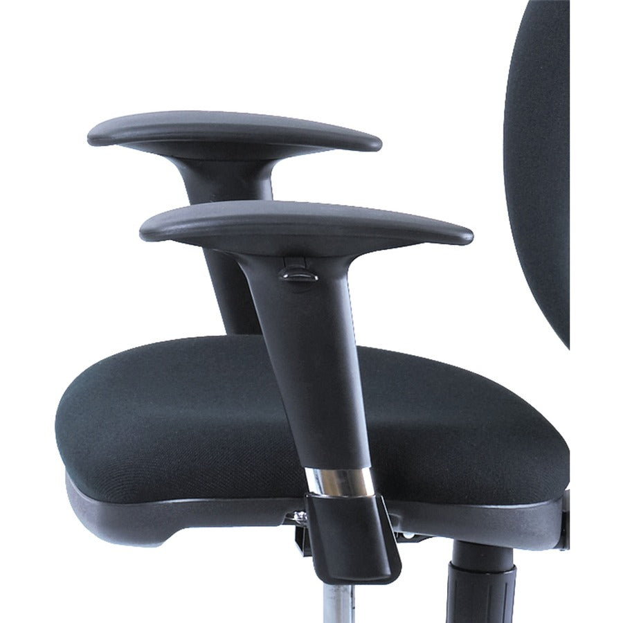 Safco Metro Chair Adjustable-height Arm Set - Black - 1 Pair