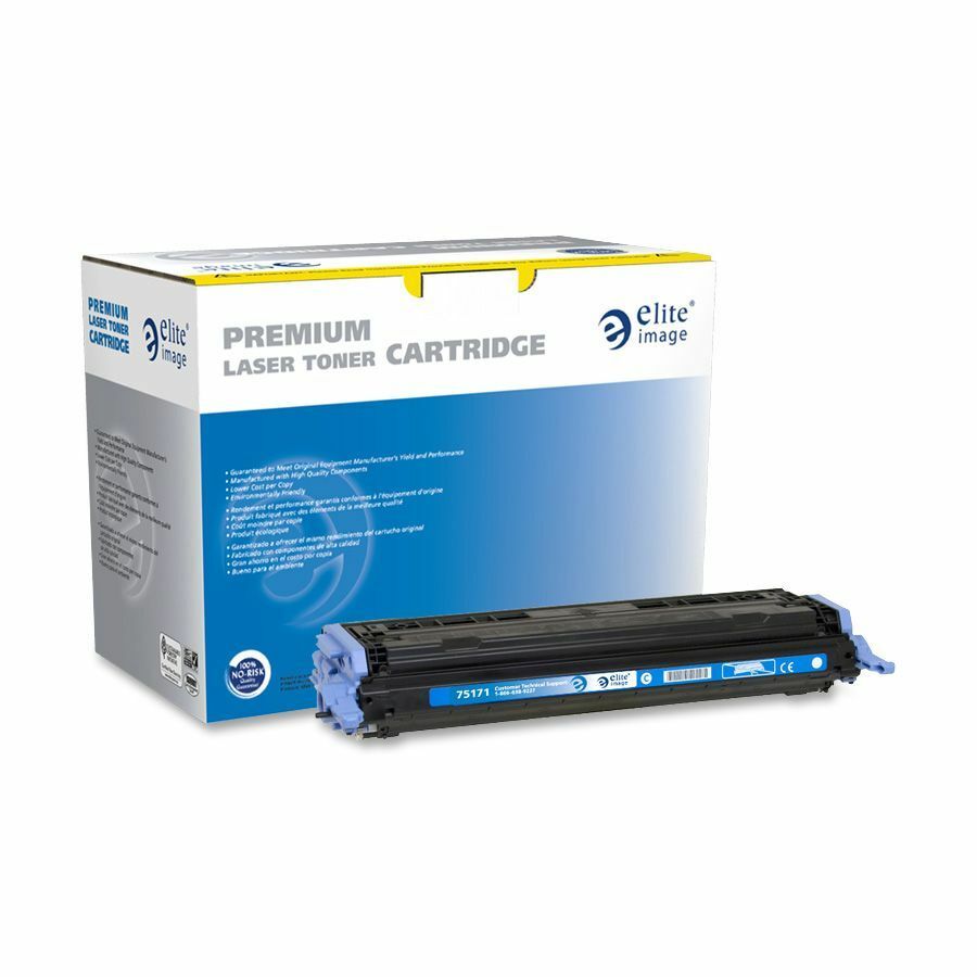Elite Image Remanufactured Laser Toner Cartridge 124A (Q6001A) - Cyan - 1 Each - 2000 Pages
