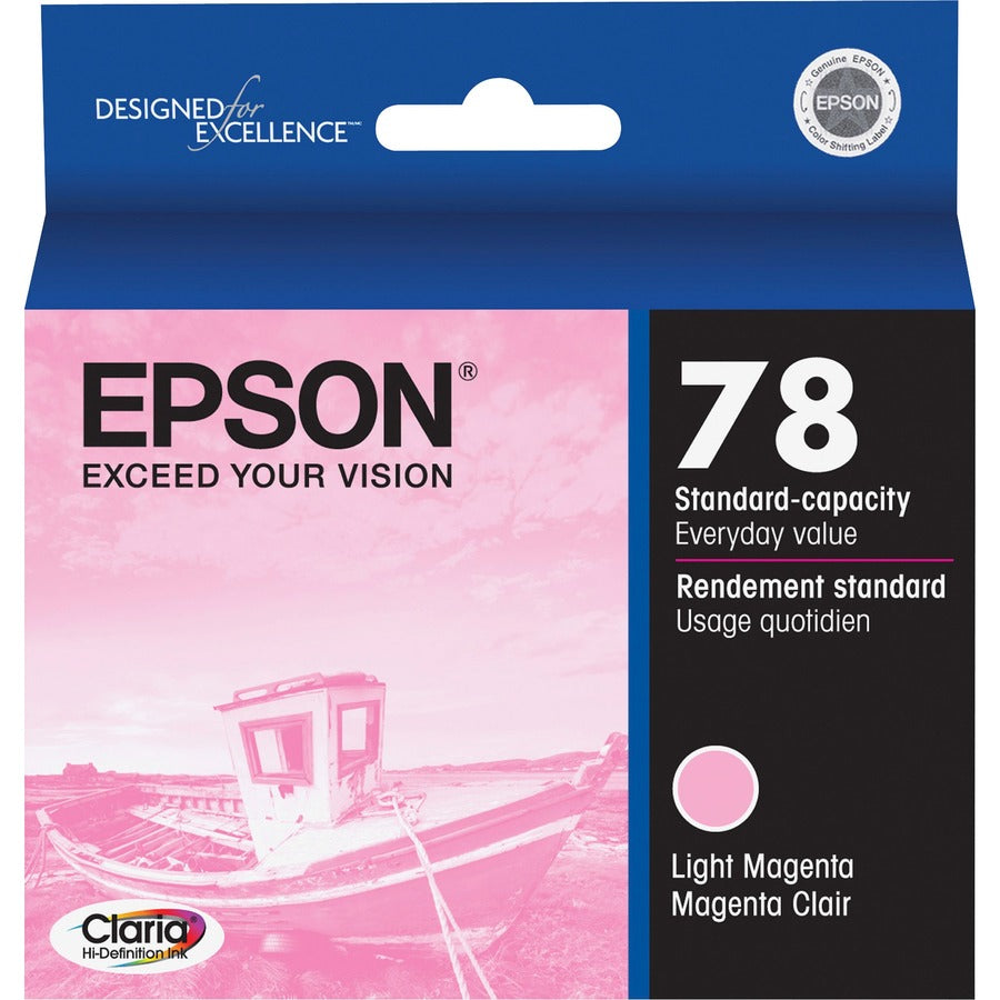 Epson Claria Original Inkjet Ink Cartridge - Light Magenta - 1 Each - Inkjet - Light Magenta - 1 Each