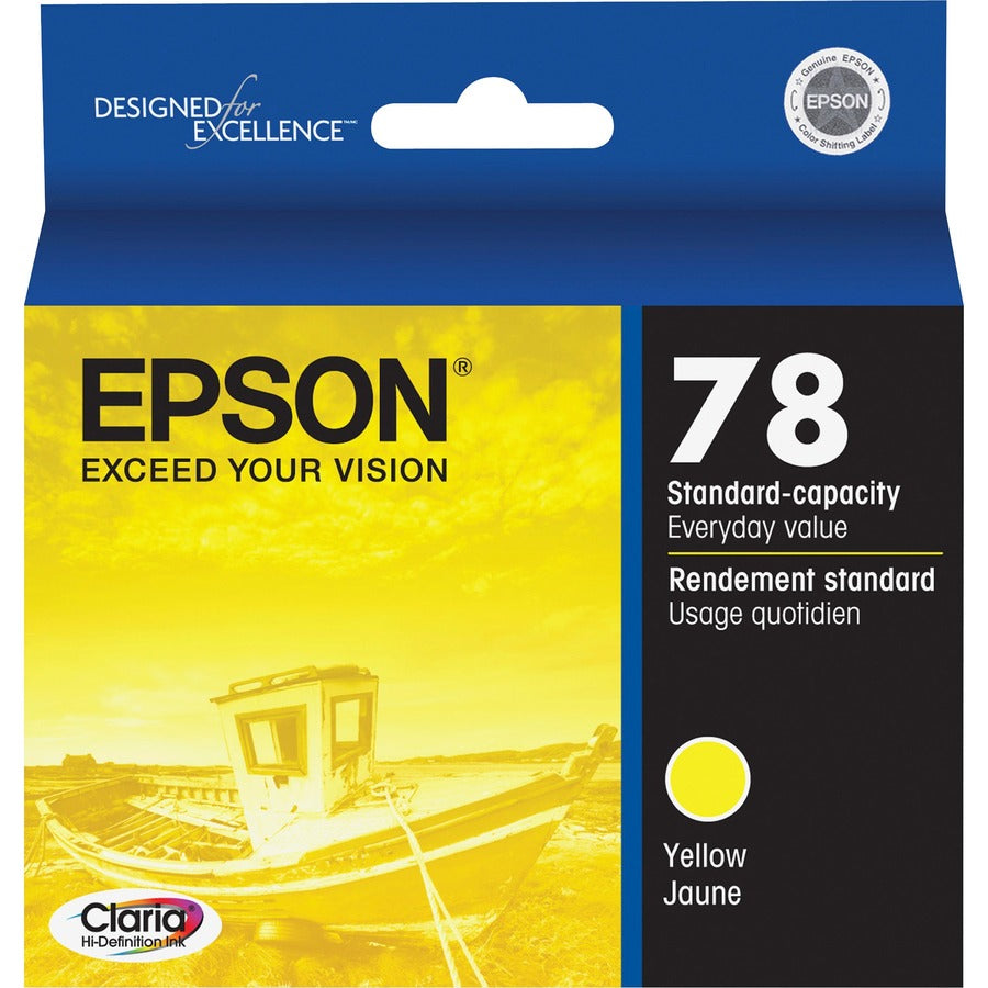 Epson Claria Original Inkjet Ink Cartridge - Yellow - 1 Each - Inkjet - Yellow - 1 Each