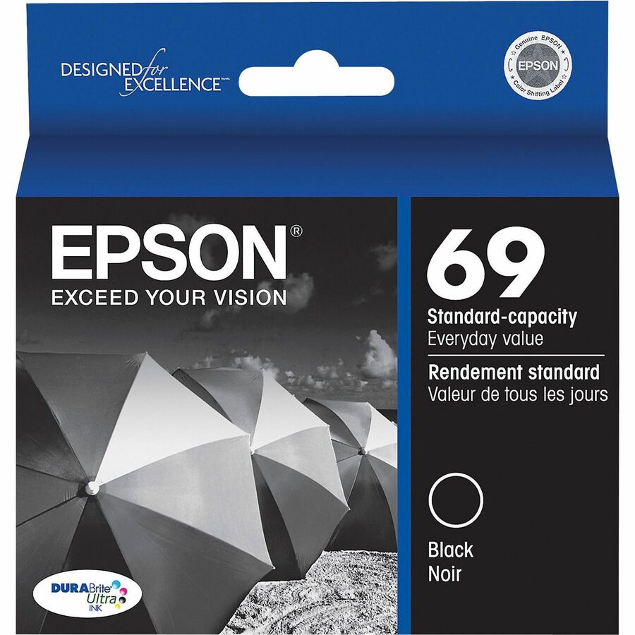 Epson DURABrite T069120 Original Inkjet Ink Cartridge - Black - 1 Each - 245 Pages