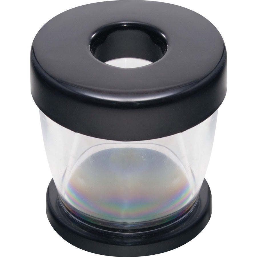 Gem Office Products Paper Clip Dispenser - Plastic - Black - 1 Each