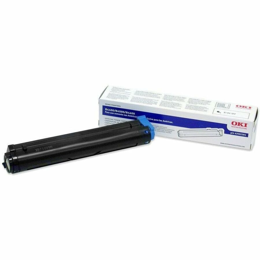 Oki Original LED Toner Cartridge - Black - 1 Each - 3000 Pages