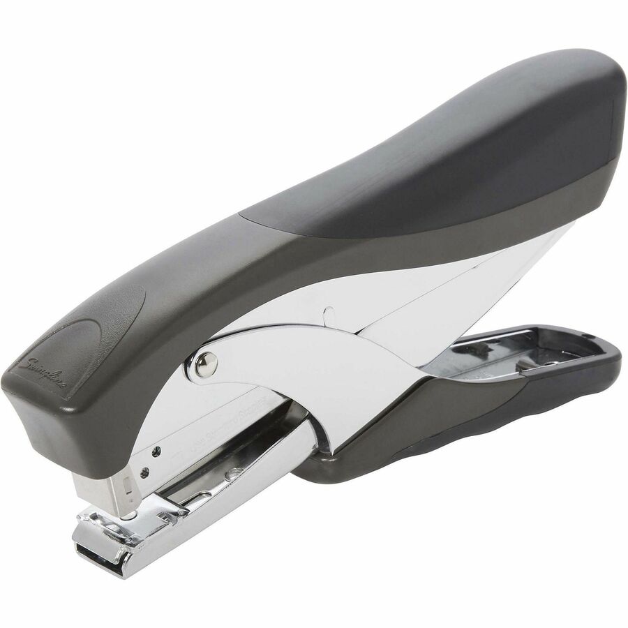 Swingline Premium Hand Stapler - Staples Upto 20 Sheet of 20lb Paper - Holds Upto 210 Staple - Full Strip - Staple Size: 0.25" - Top Loading - Black - Metal - 1 Each