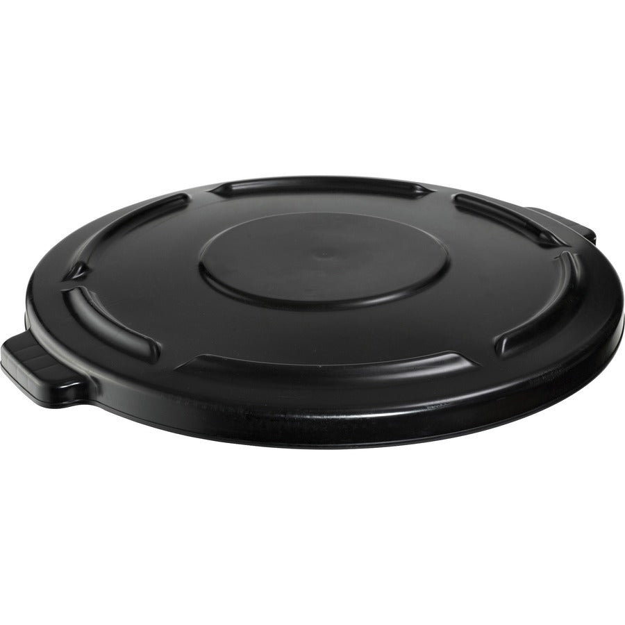 Rubbermaid Commercial Brute 44-gallon Container Lid - Round - Plastic - Black - 1 Each