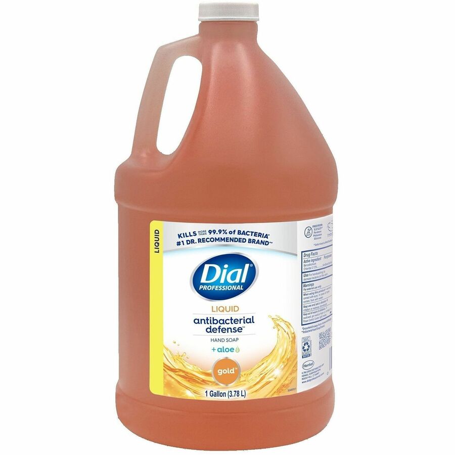 Dial Professional Gold Antibacterial Liquid Hand Soap Refill - 1 gal - Skin, Hand - Antibacterial - 1 Each