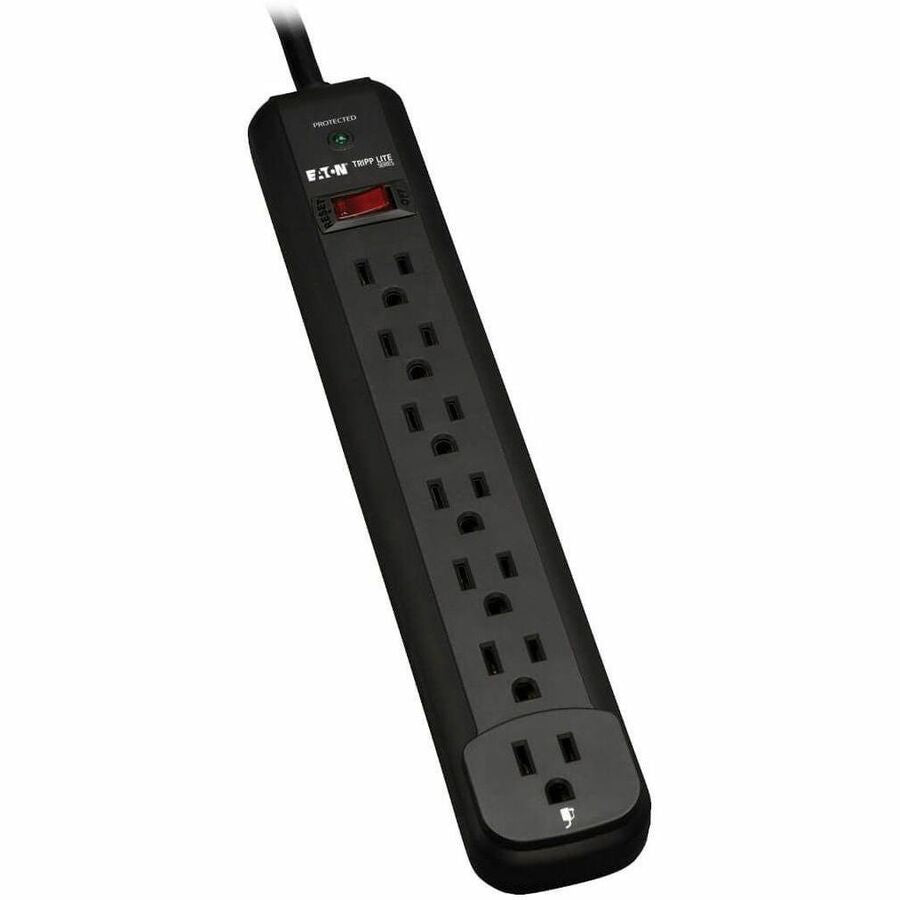Tripp Lite series 7-Outlet Surge Suppressor - NEMA 5-15P - 7 x NEMA 5-15R - 1800 VA - 1080 J - 120 V AC Input - 120 V AC Output - 12 ft