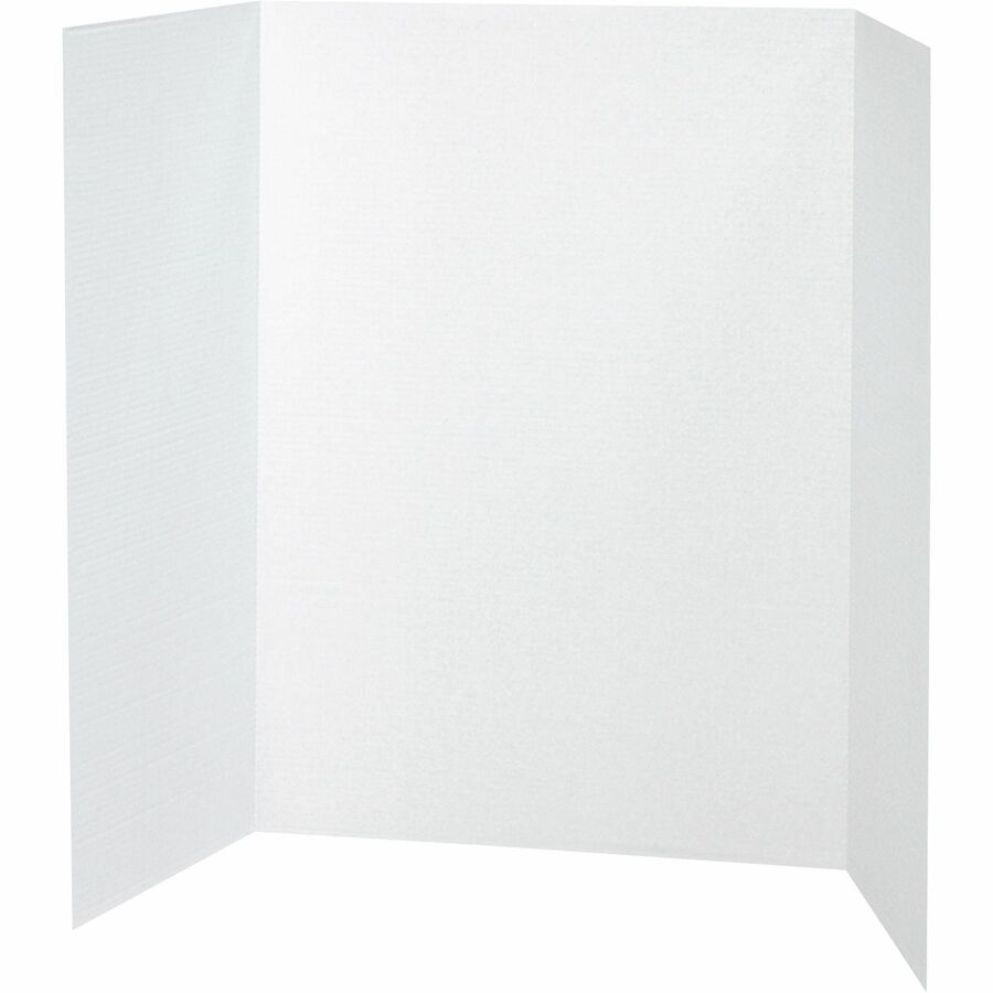 Pacon Presentation Boards - 36" Board Height x 48" Board Width - White Surface - 1 Carton
