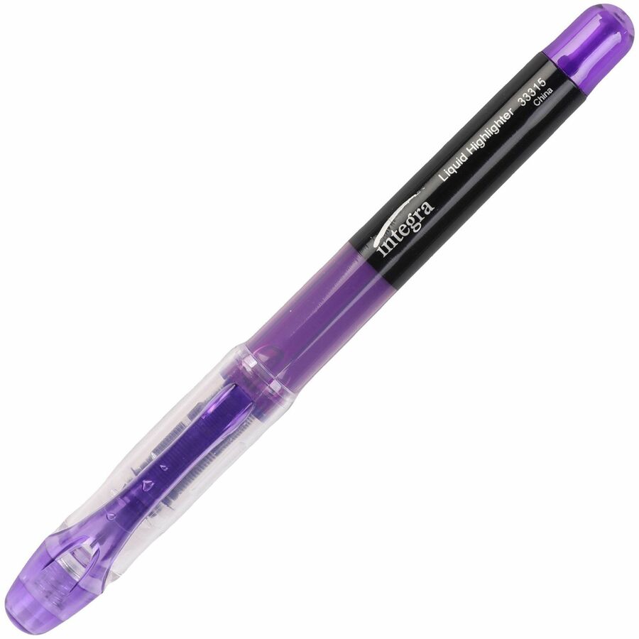 Integra Liquid Highlighters - Purple Ink - 12 / Dozen