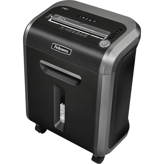 Fellowes Powershred 79Ci 100% Jam-Proof Cross-cut Shredder - Non-continuous Shredder - Cross Cut - 16 Per Pass - for shredding Staples, Credit Card, CD, DVD, Paper Clip, Junk Mail, Paper - 0.156" x 1.500" Shred Size - P-4 - 10 ft/min - 9" Throat - 20 M...