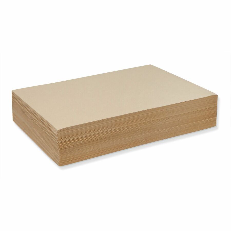 Pacon&reg, Medium-Weight Drawing Paper - 500 Sheets - 12" x 18" Sheet Size - Manila Paper - 1 Ream