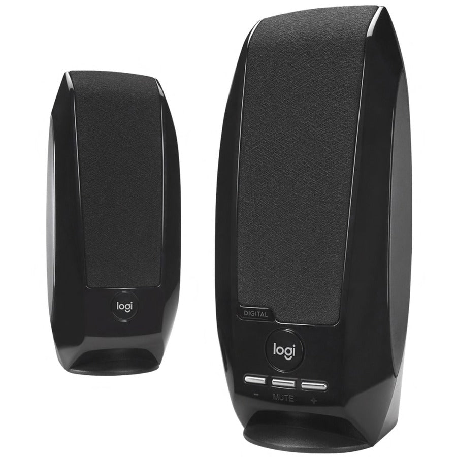 Logitech S-150 2.0 Speaker System - 1.20 W RMS - Black - 90 Hz to 20 kHz - USB - 1 Each
