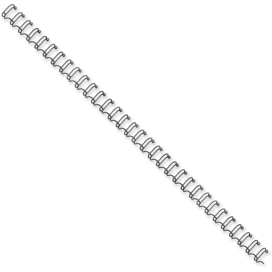 Fellowes Wire Binding Combs - 0.3" Height x 11" Width x 0.3" Depth - 0.25" Maximum Capacity - 35 x Sheet Capacity - Black - 25 / Pack