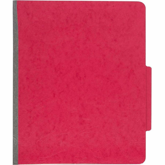 ACCO ColorLife Letter Classification Folder - 2" Folder Capacity - 8 1/2" x 11" - 4 Fastener - Top Tab Location - Right of Center Tab Position - 4 Divider - Presstex - Executive Red - 10 / Box