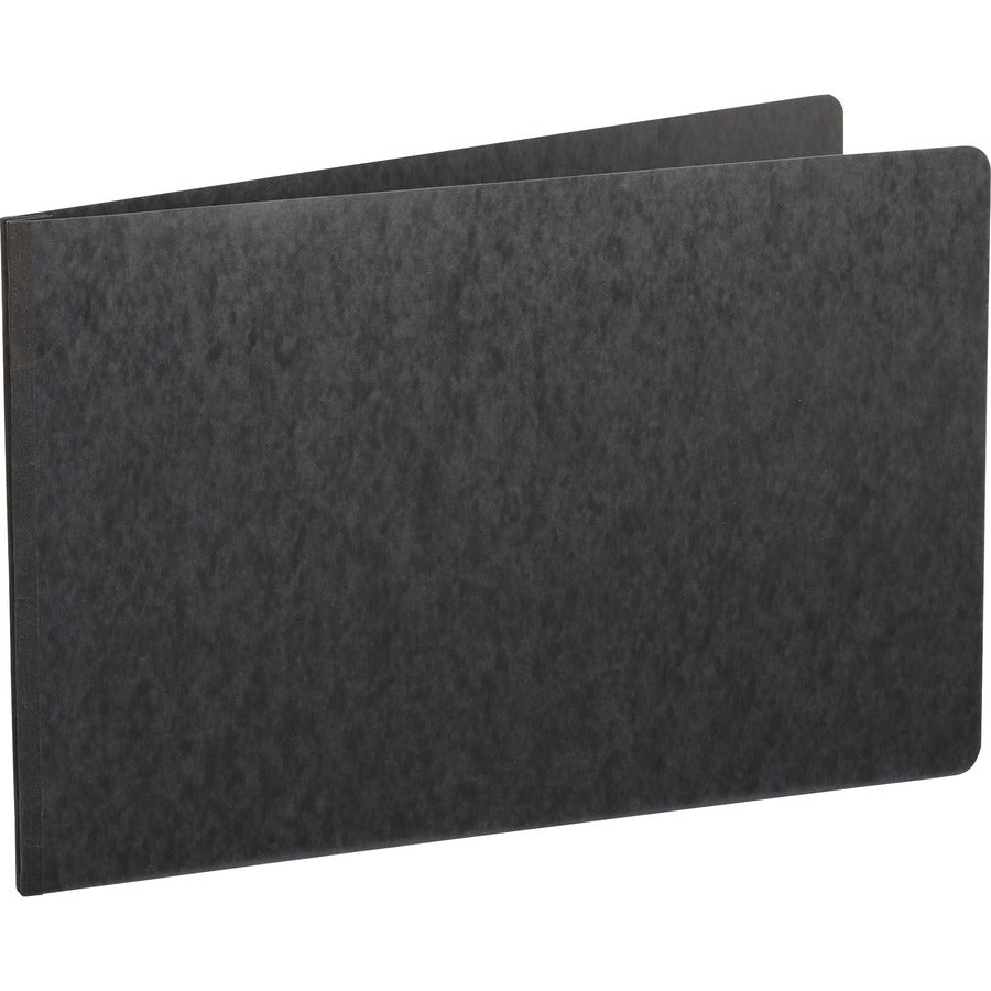 Oxford Recycled Report Cover - 11" x 17" - 750 Sheets Capacity - 1 x Prong Fastener - 20 pt. - Pressboard - Black - Reinforced Hinge - 65% Recycled - 1 Each