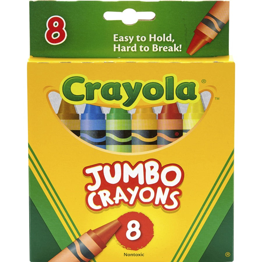 Crayola Jumbo Crayons - Assorted - 1 Box