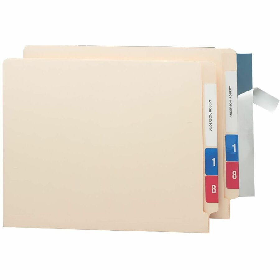 Smead Seal and View Label Protectors - 1.68" Length x 8" Width - Clear - 100/Pack