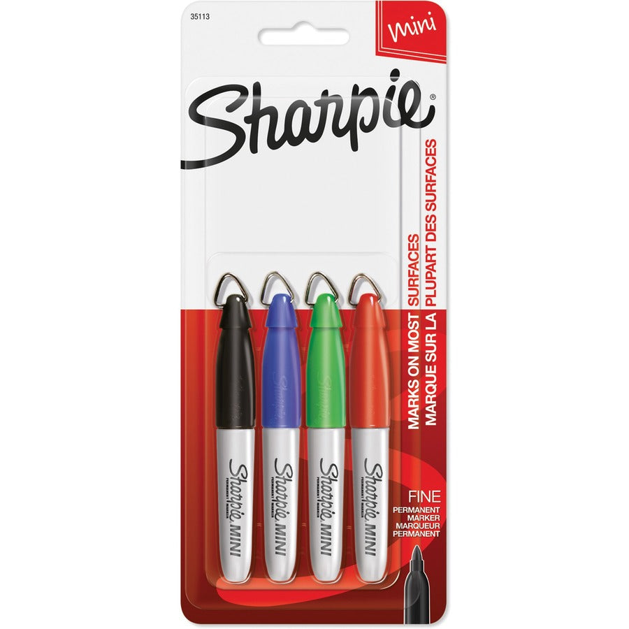 Sharpie Mini Markers - Assorted Ink - 4 / Set