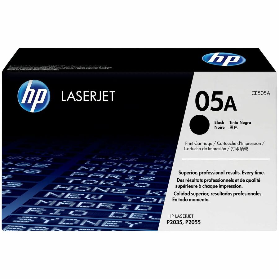 HP 05A Original Laser Toner Cartridge - Black - 1 Each - 2300 Pages