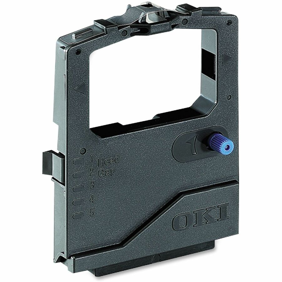 Oki Dot Matrix Ribbon Cartridge - Black - 1 Each - 7500000 Characters