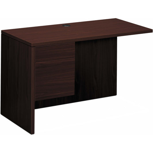 HON 10500 H10516L Return - 29.5" Height x 48" Width x 24" Depth - Total Drawer(s): 2 - Flat Edge - Glide, Lockable, Grommet - For File Storage, File Folder - 1 Each