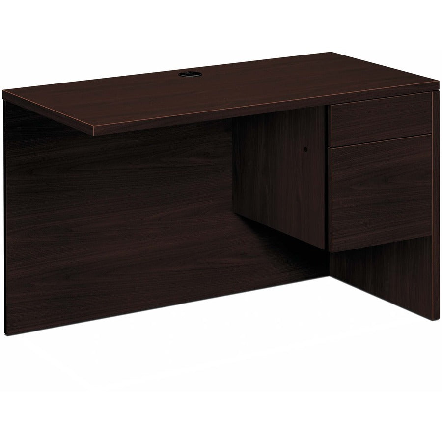 HON 10500 H10515R Return - 29.5" Height x 48" Width x 24" Depth - Total Drawer(s): 2 - Flat Edge - Glide, Lockable, Grommet - For File Storage, File Folder - 1 Each