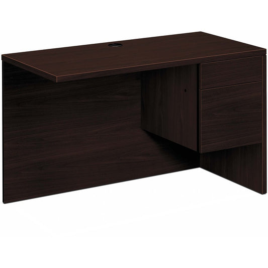 HON 10500 H10515R Return - 29.5" Height x 48" Width x 24" Depth - Total Drawer(s): 2 - Flat Edge - Glide, Lockable, Grommet - For File Storage, File Folder - 1 Each