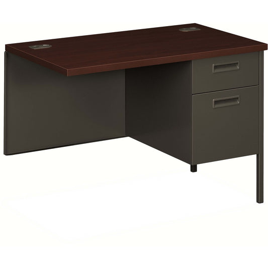 HON Metro Classic HP3235R Return - 29.5" Height x 42" Width x 24" Depth - Total Drawer(s): 5 - Square Edge - Finish: Charcoal - Glide, Sturdy, Durable, Scratch Resistant, Spill Resistant, Stain Resistant, Liquid Resistant - For File Storage, Office - 1...