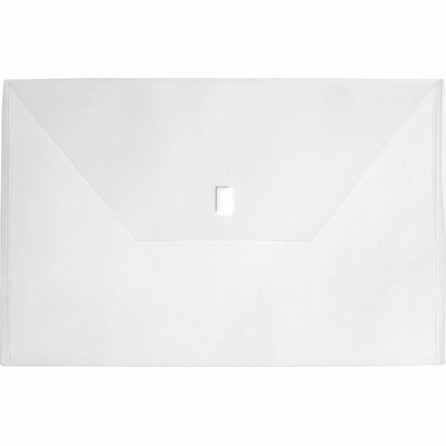 Lion Recycled Project File - 11" x 17" - Poly - Clear - Hook & Loop Closure - 20% Recycled - 1 Each