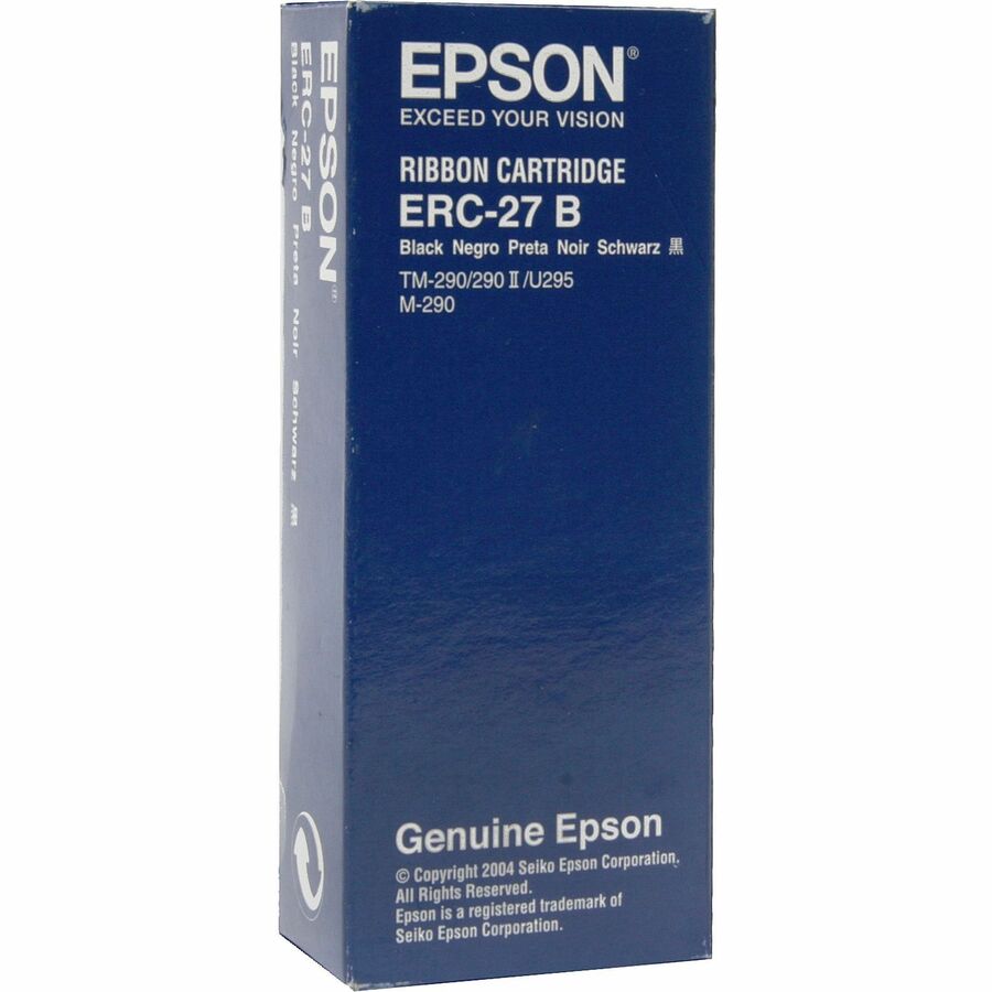 Epson Dot Matrix Ribbon Cartridge - Black - 1 Each - 750000 Characters