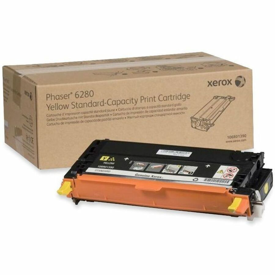 Xerox Original Laser Toner Cartridge - Yellow - 1 Each - 2200 Pages