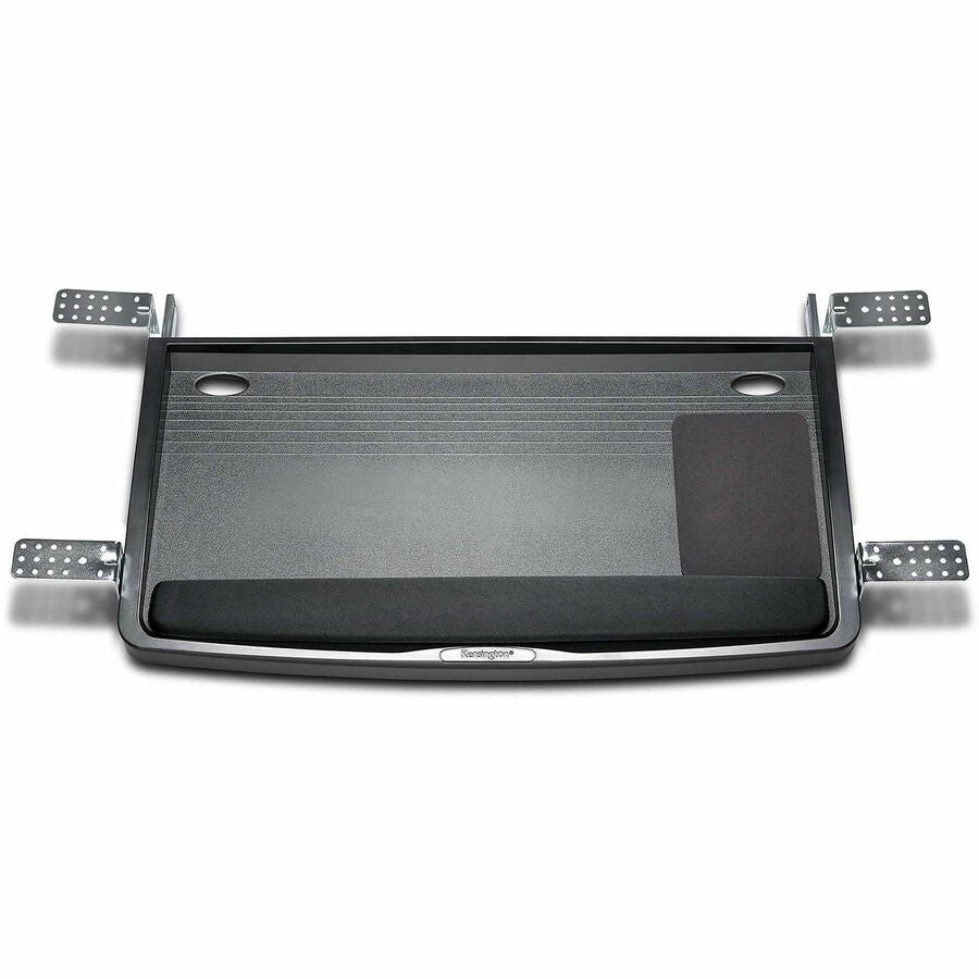 Kensington Underdesk SmartFit Comfort Keyboard Drawer - 1.5" Height x 26" Width x 13.5" Depth - Black - 1 Each