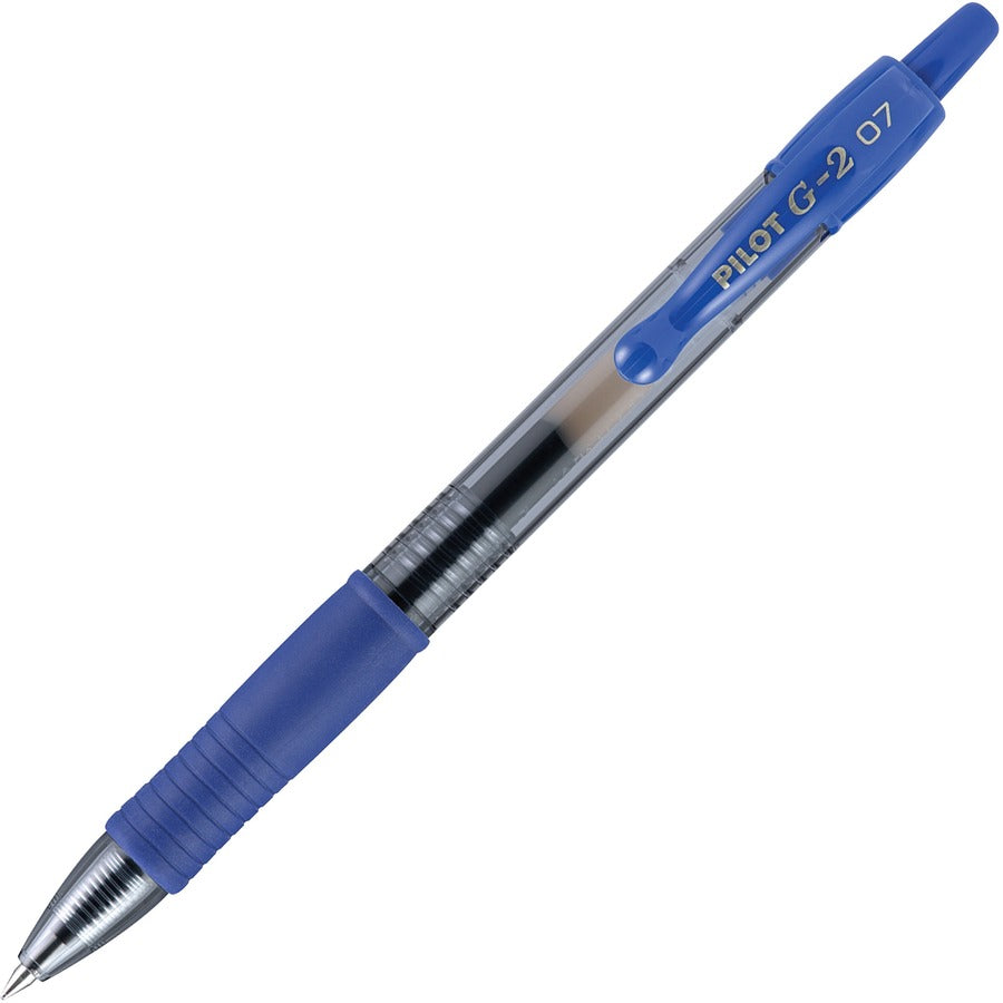 G2 Premium Gel Ink Retractable Pens - Refillable - Retractable - Blue Ink - Gel-based - 12 / Dozen