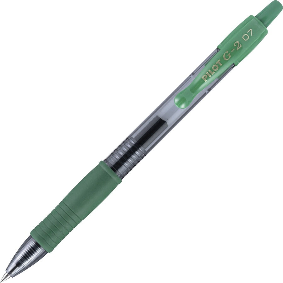 G2 Premium Gel Ink Retractable Pens - Refillable - Retractable - Green Ink - Gel-based - 12 / Dozen
