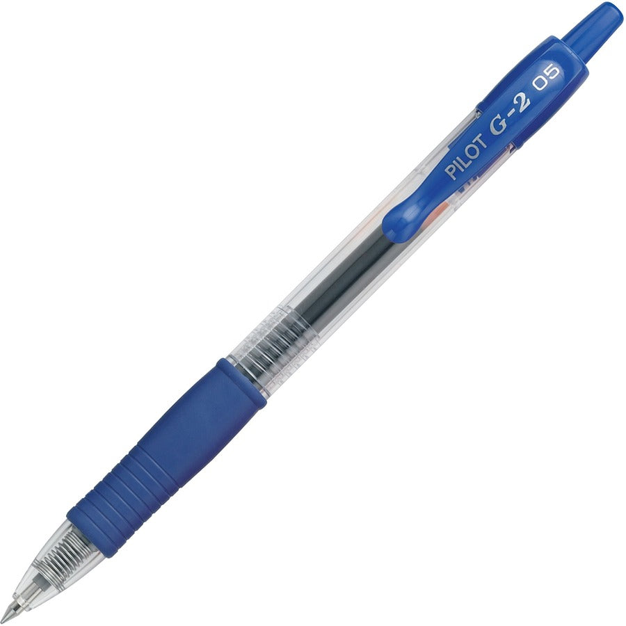 G2 Premium Gel Ink Retractable Pens - Refillable - Retractable - Blue Ink - Gel-based - 12 / Dozen