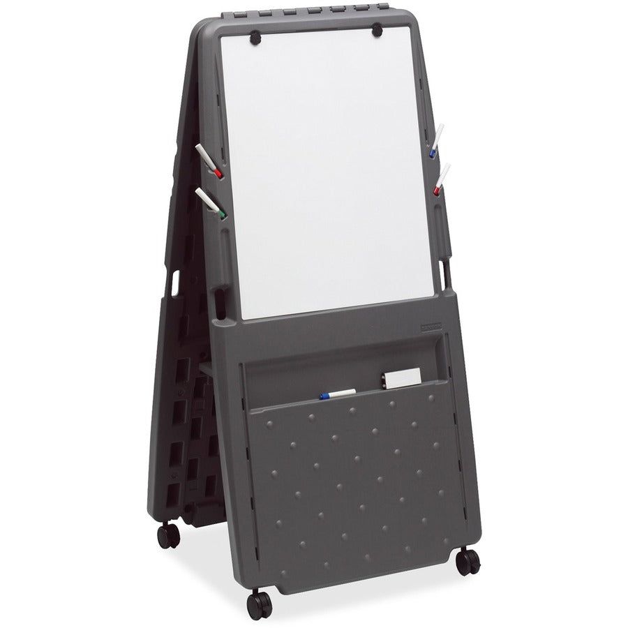 Iceberg Presentation Flipchart Easel - 33" (2.7 ft) Width x 73" (6.1 ft) Height - Rectangle - Dent Resistant, Scratch Resistant, Lightweight, Durable - Assembly Required - 1 Each