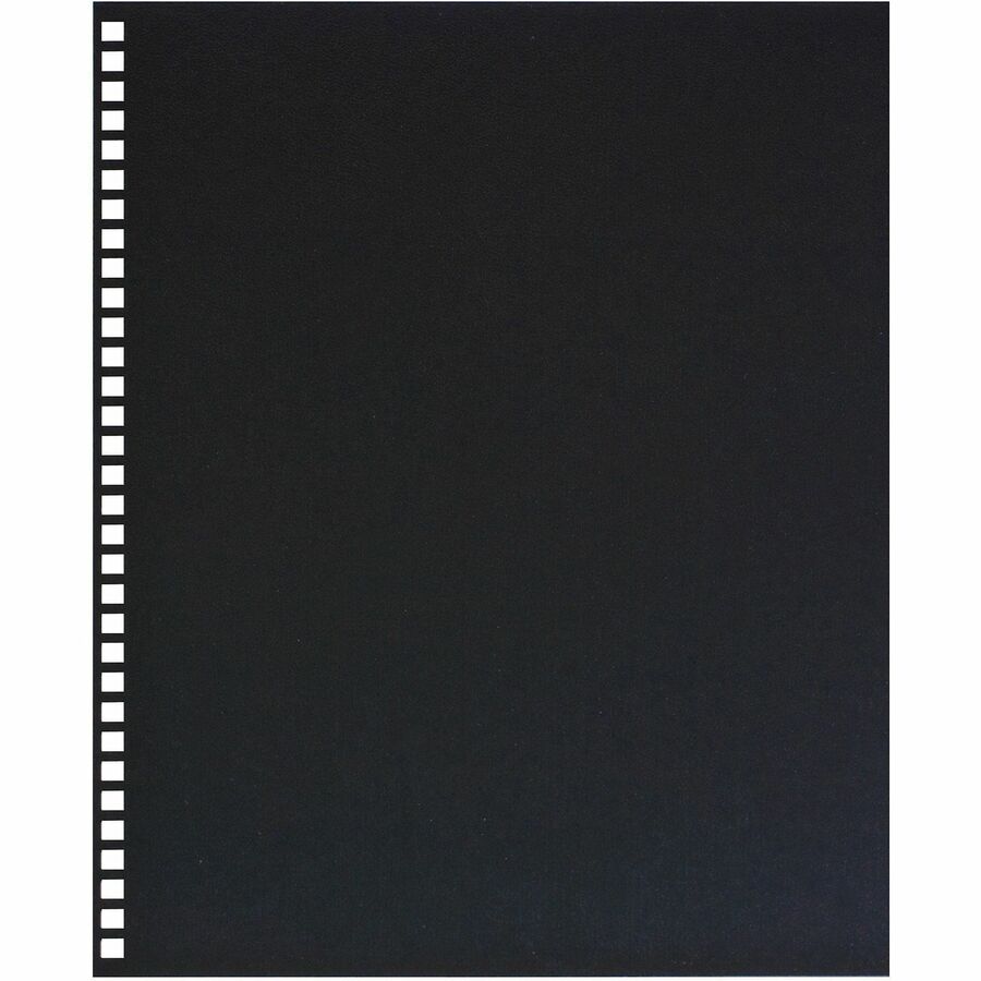 GBC Regency Letter Presentation Cover - 8 1/2" x 11" - Black - Pre-punched - 25 / Pack
