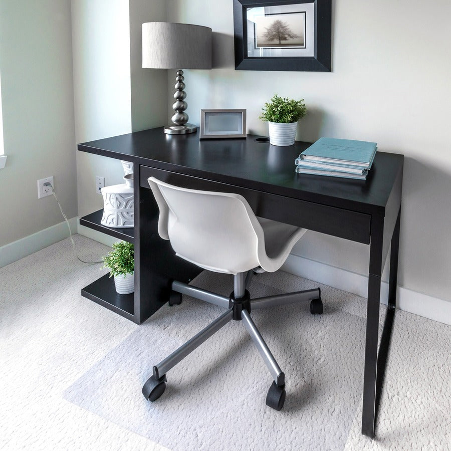 Floortex Polycarbonate Rectangular Chair Mat for Carpets over 1/2" - 35" x 47" - Carpeted Floor, Floor, Home, Office, Carpet - 47" Length x 35" Width x 0.110" Depth x 0.110" Thickness - Rectangular - Polycarbonate - Clear - 1 Each - TAA Compliant