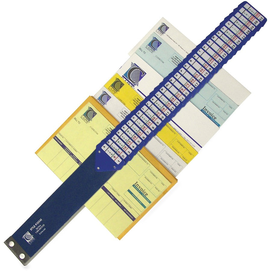 C-Line Heavy-duty Document Sorter - 31 x Divider(s) - Printed Tab(s) - Character/Digit/Month/Weekday - A-Z, 0-31, 1-2000, January-December, Sunday-Saturday - 8.5" Divider Width x 11" Divider Length - Letter - Blue Pressboard Divider - Metal Tab(s) - 1...